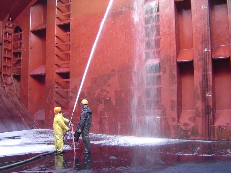 Hold Cleaning Services in Chittagong Port & Mongla Port, Bangladesh.