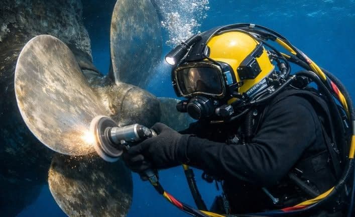 Underwater Hull Cleaning - 1