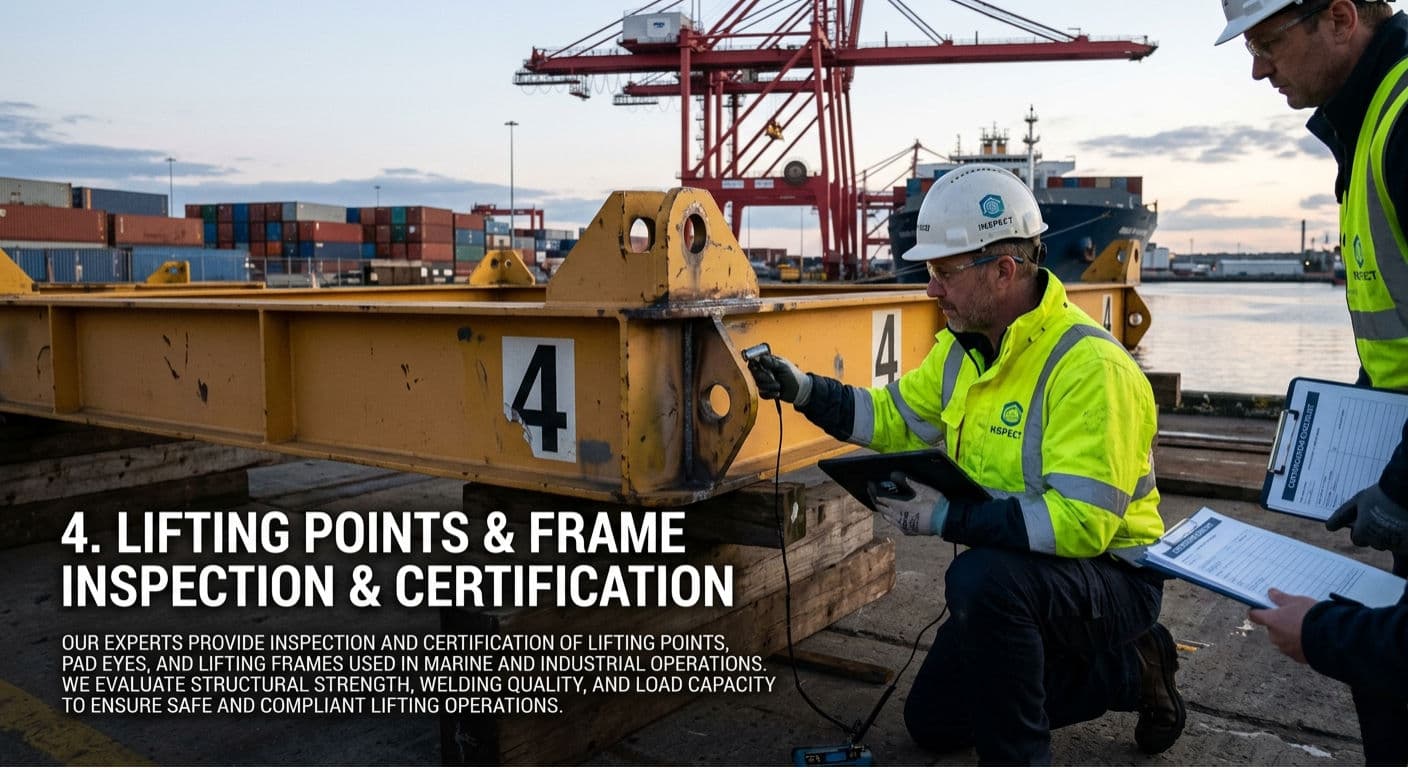 Lifting Points & Frame Inspection and Certification