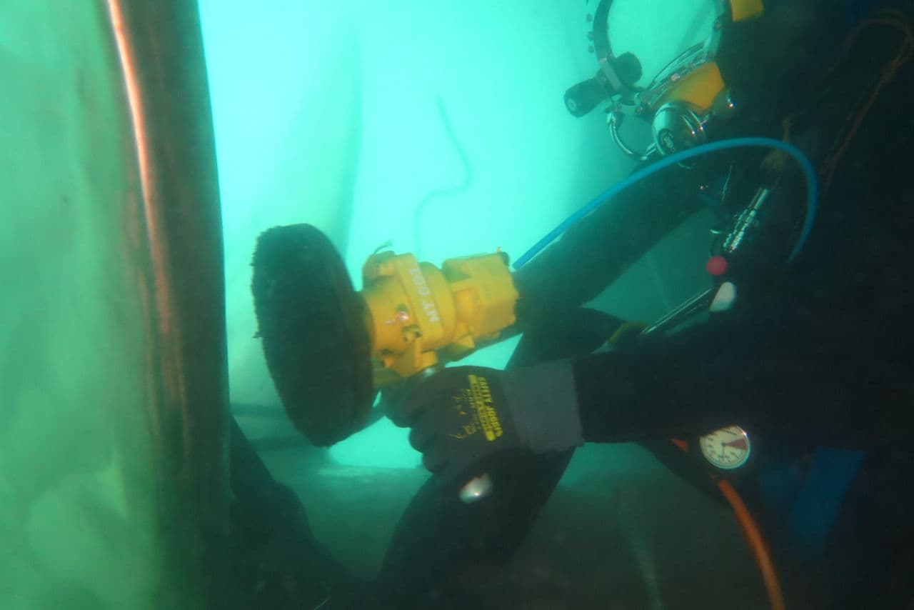 Propeller Polishing Thailand | Underwater Propeller Service | Fuel Efficiency Improvement